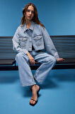 Crop Jean Ceket