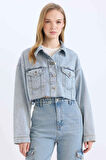 Crop Jean Ceket