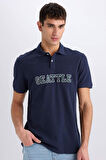 DeFacto Regular Fit Baskılı Nakışlı Kısa Kollu Polo Tişört D7667AX25SPNV135