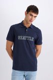 DeFacto %100 Pamuk Regular Fit Polo Yaka Baskılı Nakışlı Kısa Kollu Tişört D7667AX25SPNV135