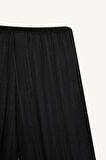 DeFacto Fall in Love Tül Pijama Takım Askılı Dantelli Üst Esnek Belli Uzun Alt D8684AX24WNBK27