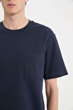 DeFacto %100 Pamuk New Regular Fit Bisiklet Yaka Kısa Kollu Basic Düz Pike Tişört D7931AX25SPNV71
