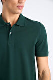 Regular Fit Kısa Kollu Basic Düz Pike Polo Tişört