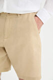 DeFacto %100 Keten Regular Fit Yazlık Bermuda Şort D9931AX25SMBG732