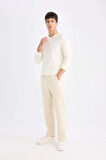 Regular Fit Basic Düz Cepli Eşofman Altı