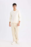 Regular Fit Basic Düz Cepli Eşofman Altı
