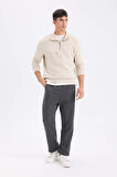 Regular Fit Basic Düz Cepli Eşofman Altı