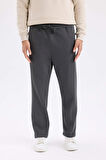 Regular Fit Basic Düz Cepli Eşofman Altı