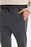 Regular Fit Basic Düz Cepli Eşofman Altı