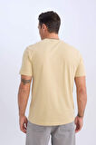 New Regular Fit Bisiklet Yaka Basic Düz Kısa Kollu Tişört