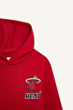 DeFacto Erkek Çocuk NBA Miami Heat Kapüşonlu Sweatshirt D8002A824WNRD70