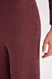 DeFacto Wide Leg Geniş Bol Paça Esnek Belli Basic Düz Bürümcük Pantolon D6300AX24AUBR115