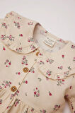 DeFacto Kız Bebek Çiçekli Uzun Kollu Twill Elbise D9552A525SPBG360