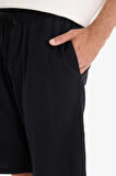 Regular Fit Basic Düz Cepli Şort Pijama Altı