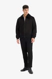 DeFacto Slim Fit Kürklü Polo Yaka Astarlı Fermuarlı Cepli Süet Mont A3869AX25WNBK27