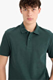 DeFacto Regular Fit Dokulu Basic Düz Kısa Kollu Polo Tişört B4939AX25SMGN715