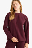Relax Fit Bisiklet Yaka Sweatshirt