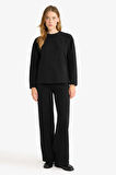 Relax Fit Bisiklet Yaka Sweatshirt