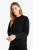 Relax Fit Bisiklet Yaka Sweatshirt