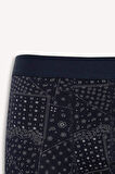 Regular Fit Şal Desenli 3'lü Boxer