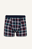 DeFacto Regular Fit Kareli 3'lü Boxer B7794AX25SPRD79