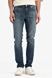 DeFacto Pedro Slim Fit Dar Kalıp Normal Bel Dar Paça Jean Pantolon E9282AX25SPNM34