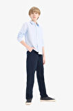 Erkek Çocuk Düz Paça Basic Düz Gabardin Pantolon
