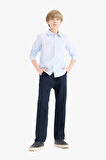Erkek Çocuk Düz Paça Basic Düz Gabardin Pantolon