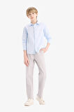 Erkek Çocuk Düz Paça Basic Düz Gabardin Pantolon