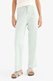 DeFacto Pijama Takımı Kısa Kollu Üst Esnek Belli Uzun Alt-Fall in Love E4823AX25SPGN1169