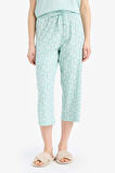 DeFacto Pijama Takımı Kısa Kollu Üst Esnek Belli Kapri Altı-Fall in Love E0263AX25SPGN1169