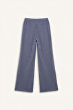 Coool Wide Leg Desenli Normal Bel Geniş Paça Pantolon