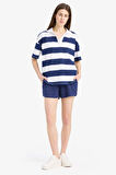 Regular Fit Normal Bel Düz Paça Bermuda