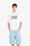 DeFacto %100 Pamuk Kargo Fit Jean Bermuda Şort E1381AX25SMNM39