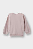 Kız Bebek Bisiklet Yaka Çiçekli Sweatshirt