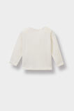 Kız Bebek Bisiklet Yaka Uzun Kollu Tişört