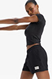 DeFactoFit Slim Fit Dar Kesim Kısa Paça Sporcu Şort U8375AZ25SPBK81