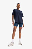 DeFactoFit Oversize Geniş Kalıp Bisiklet Yaka Kısa Kollu Tişört T7793AZ25SPNV146