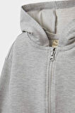 Erkek Bebek Kapüşonlu Fermuarlı Sweatshirt