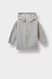 Erkek Bebek Kapüşonlu Fermuarlı Sweatshirt