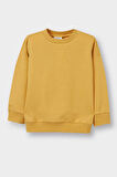 Erkek Bebek Regular Fit Bisiklet Yaka Sweatshirt Kumaşı Sweatshirt