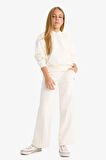 Kız Çocuk Wide Leg Geniş Paça Okul Pantolonu
