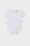 DeFacto Kız Bebek Yenidoğan Bisiklet Yaka Kısa Kollu Çıtçıtlı Body C8811A525SMWT79