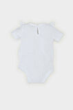 DeFacto Kız Bebek Yenidoğan Bisiklet Yaka Kısa Kollu Çıtçıtlı Body C8811A525SMWT79