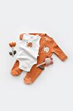 Kaplumbağa Kadife Ayaklı Tulum & Body Set