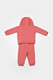 Organik Kapüşonlu Ceket & Pantolon Takımı