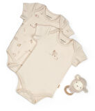 Bebek 2li Kısa Kollu Zıbın Body %100 Organik Pamuk, Bebek-Yenidoğan-CSY8176