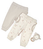 Bebek 2li Pantalon %100 Organik Pamuk , Bebek - Yenidoğan- csy8180