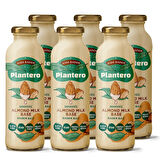 PLANTERO 6'lı Paket Badem Sütü Bazı Konsantre Bitkisel Süt (250GR, %100 BADEM, ŞEKERSİZ)