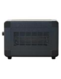 Heatbox board mini füme renk elektrikli fanlı ısıtıcı 2000  watt